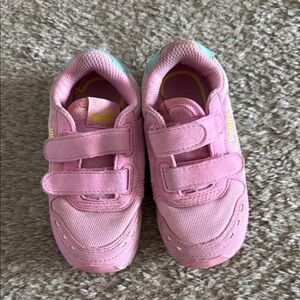 Puma Kids Sneakers in Pink and Yellow